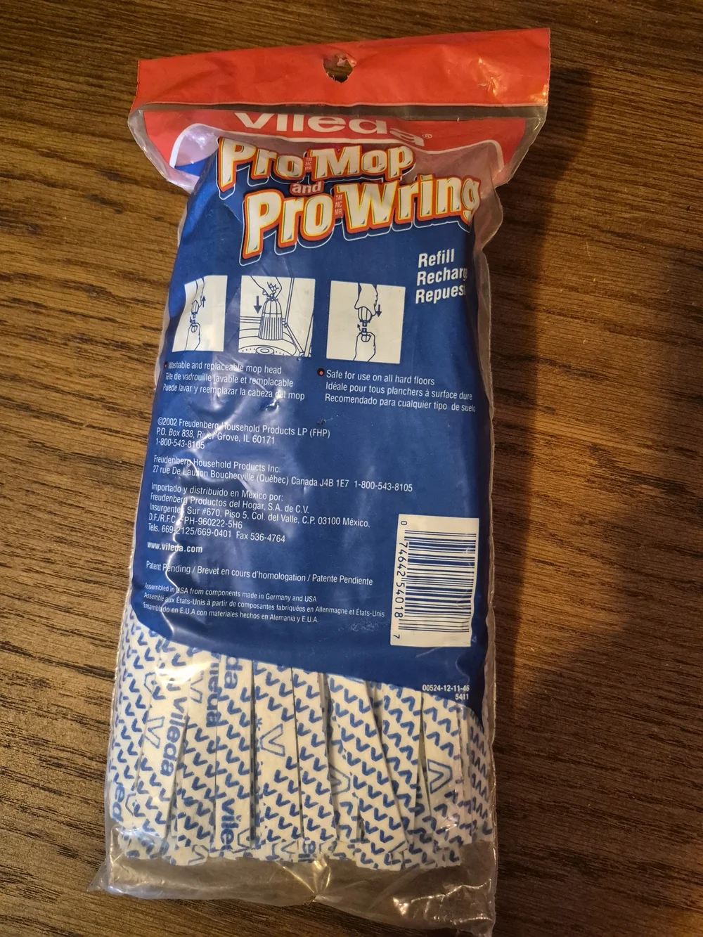 Vileda Pro Mop Pro Wring Refill Mop Head - New Old Stock, Discontinued 2002/2003